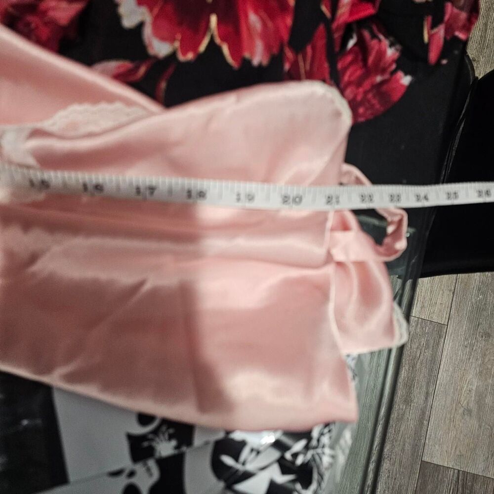 vintage 90s baby pink satin fairy whimsigoth mini dress - Picture 5 of 7